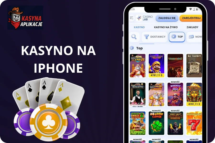 kasyno na iPhone w aplikacji iOS, spinfin casino app