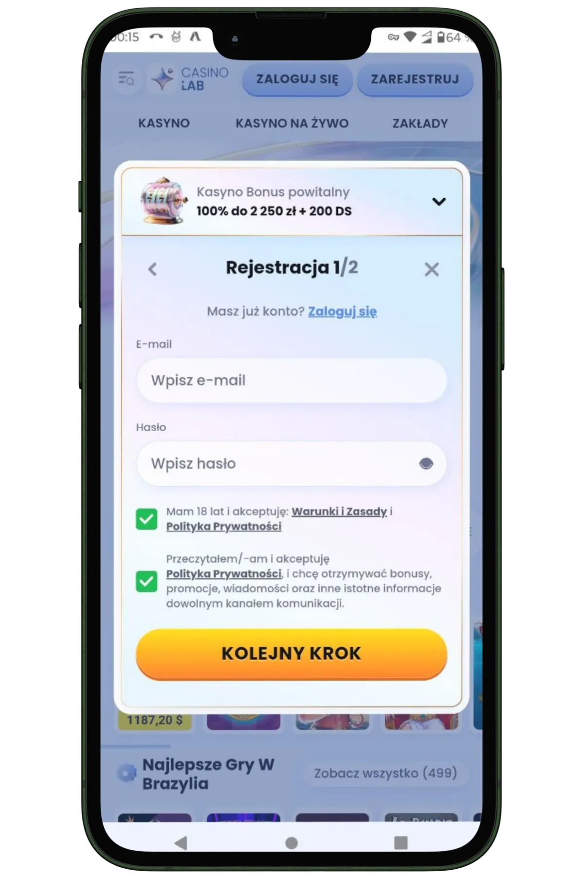 Zweryfikuj swoje konto iphone kasyno