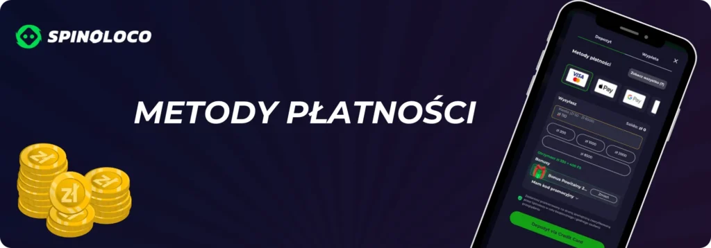 Wpłaty i wypłaty w spinoloco kasyno