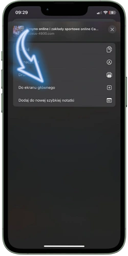 Cazeus Casino dodaj do ekranu głównego na Android
