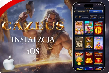 Cazeus Casino app instalacja PWA przez Safari na iPhone