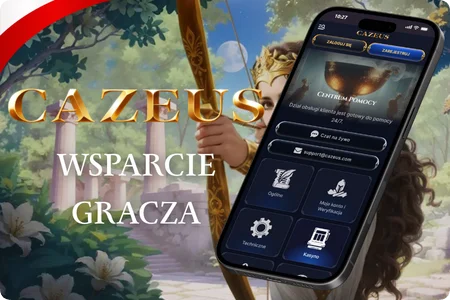 Cazeus app live chat i wsparcie techniczne po polsku