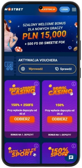 Mostbet Casino premie