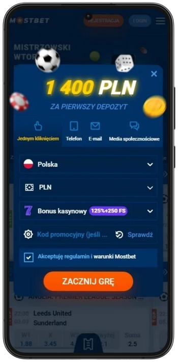 Rejestracja konta w kasynie online