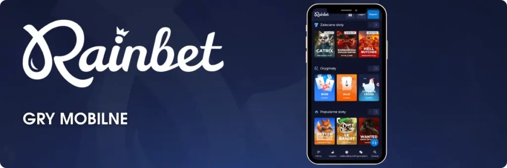 Rainbet Gry mobilne