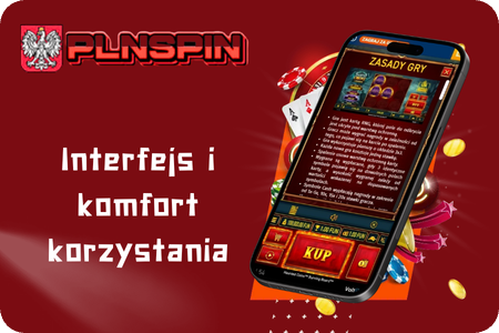 Interfejs Plnspin App i komfort korzystania